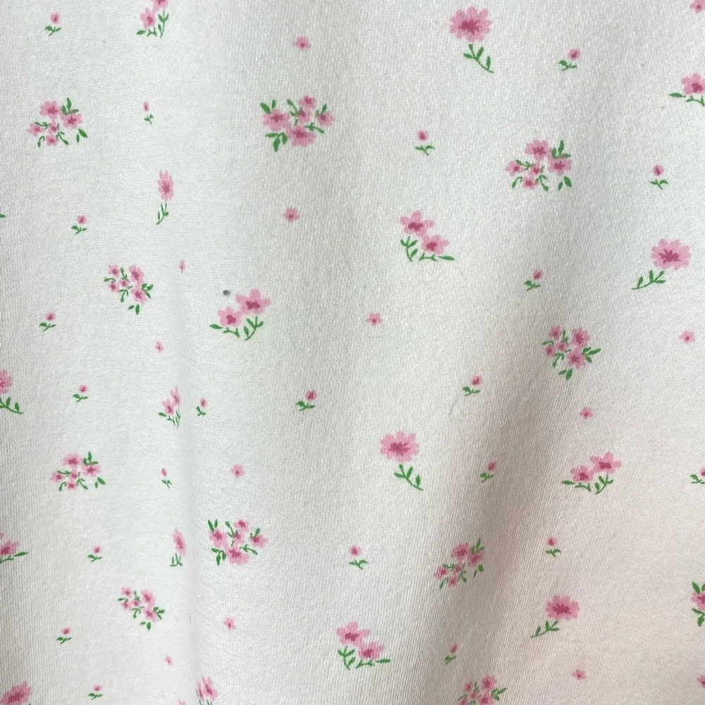 NWT Ocean Drive Floral Fleece Crewneck - Picture 2 of 3
